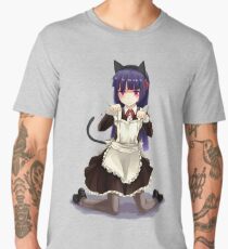Kuroneko Animé - Sticker Men's Premium T-Shirt