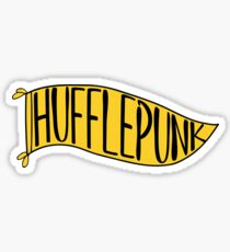 Hufflepunk Banner Sticker