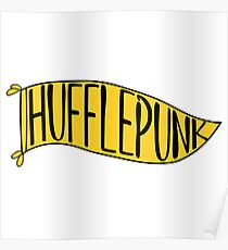 Hufflepunk Banner Poster
