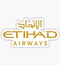 Etihad Airways Logo Sticker