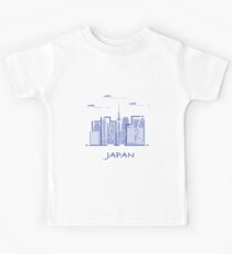 Unusual Japanese architecture. Kids Tee