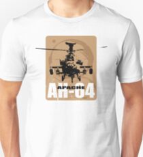AH-64 Apache Helicopter Unisex T-Shirt
