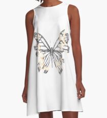 Ein Moment des Endes A-Linien Kleid