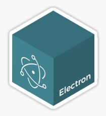 Programming Skill Cube - Electron Sticker