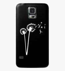Dandylion Flight - white silhouette Case/Skin for Samsung Galaxy