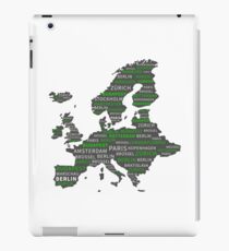 Europe continent. gift idea iPad Case/Skin
