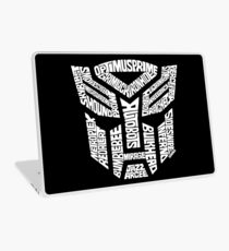 Transformer Autobots White Laptop Skin