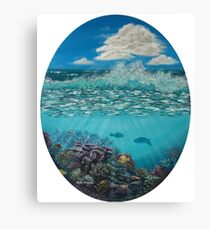 Unter dem Meer Leinwanddruck