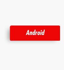 Android Developer - Programming Stickers and other items! Canvas Print