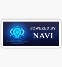 Powered by NAVI - Copland OS Sticker