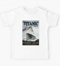 Titanic - Vintage poster Kids Tee