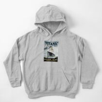 Titanic - Vintage poster Kids Pullover Hoodie