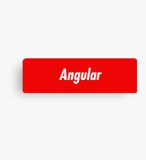 Angular Developer - Programming Stickers and other items! Canvas Print