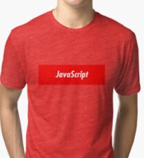 JavaScript Developer - Programming Stickers and other items! Tri-blend T-Shirt