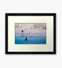 Woman on the Street; Marrakech, Morocco Framed Print