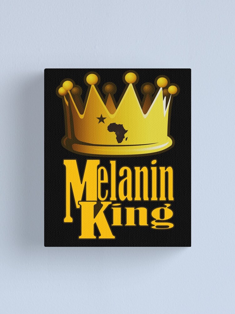 African American King Birthday T Shirt Man Melanin Couple Canvas