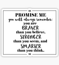 Winnie the Pooh Quote Sticker