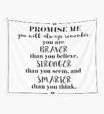 Winnie the Pooh Quote Wall Tapestry