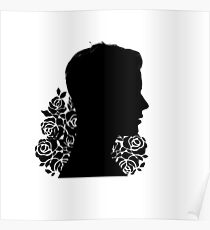 BIEBER - ROSES - SILHOUETTE Poster