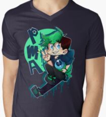 Camiseta para hombre de cuello en v PMA: Jacksepticeye