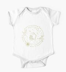 Scientific, education elements. One Piece - Short Sleeve