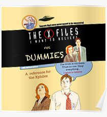 The X Files for dummies by Mimie Poster