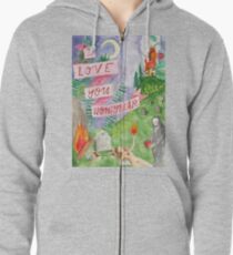 i love you honeybear Zipped Hoodie