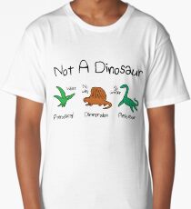 Not A Dinosaur (Pterodactyl, Dimetrodon, Plesiosaur) Long T-Shirt