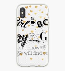Gender reveal iPhone Case