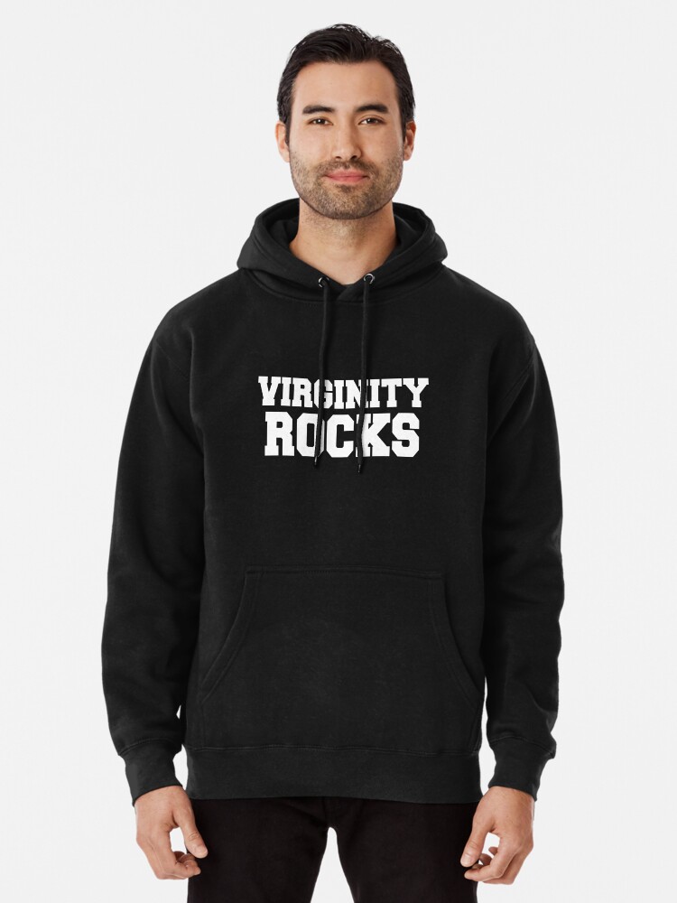 black virginity rocks hoodie