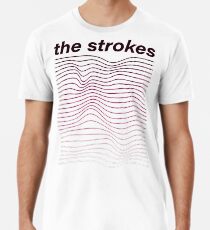 Camiseta premium para hombre The Strokes Waves