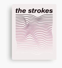 The Strokes Waves Canvas Print