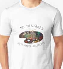 Bob Ross - No Mistakes Just Happy Accidents Unisex T-Shirt