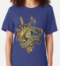 Crit Happens (20) Slim Fit T-Shirt