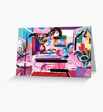 Pink Interior II Greeting Card