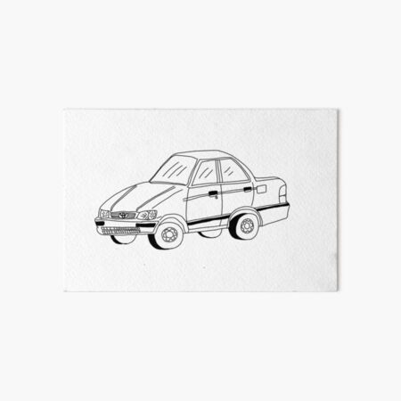 My Friends' Cars - Tercel Art Board Print