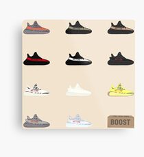 Yeezy Display Metal Print