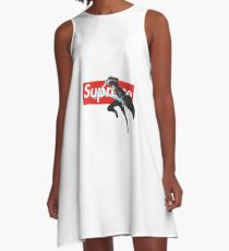 Supreme Box Logo Sword Art Online Kirito Kirigaya Kazuto A-Line Dress
