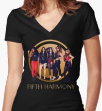 Camiseta entallada de cuello en V Quinta Armonía