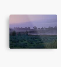 Early Morning Mist At Framlingham Castle Metal Print