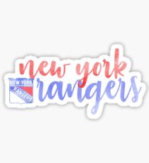 New York Rangers Watercolor Sticker