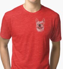 Easygoing Affectionate French Bulldog Tri-blend T-Shirt