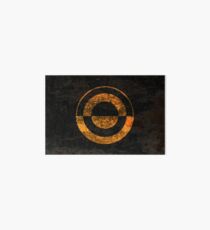 Crimson Dawn - Distressed Art Board