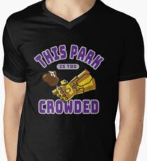 Too Crowded Men's V-Neck T-Shirt