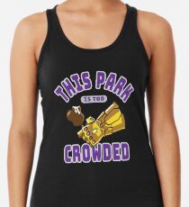 Camiseta con espalda nadadora Demasiado lleno de gente