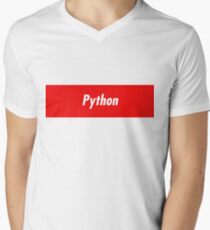 Python Developer - Programming stickers and other items! Men's V-Neck T-Shirt