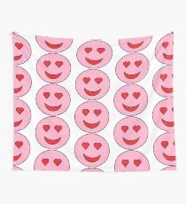 Sweet Happy Emoji Wall Tapestry
