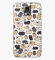 Mops-Leben-Gekritzel Hülle & Klebefolie für Samsung Galaxy