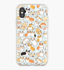 Vinilo o funda para iPhone Corgi Corgi Coro Corgi
