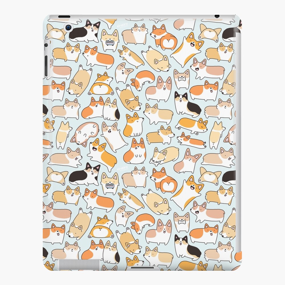 Corgilicious Corgi Doodle iPad Case & Skin